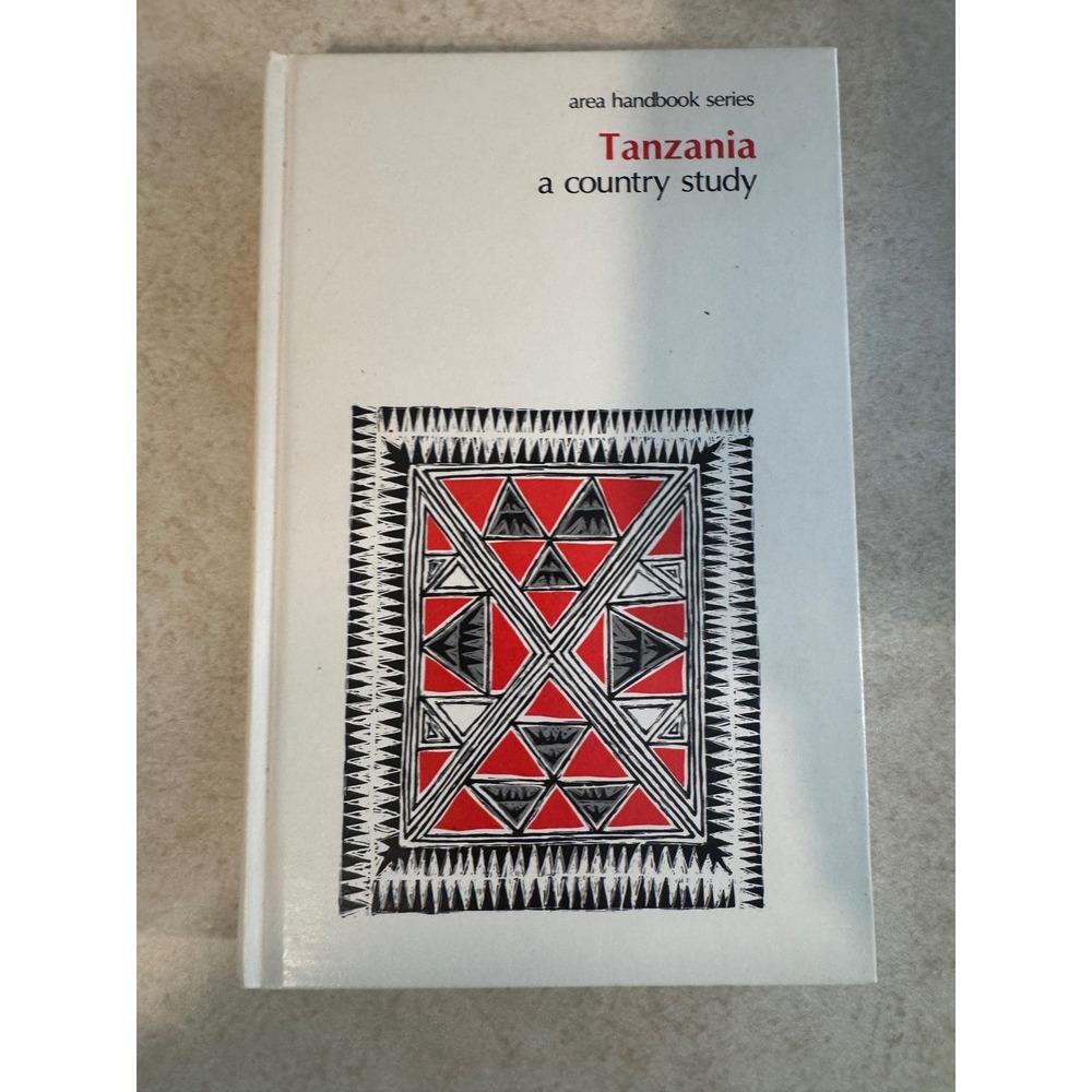 Tanzania A Country Study Area Handbook Series Hardcover 1987 DA PAM 550-62
